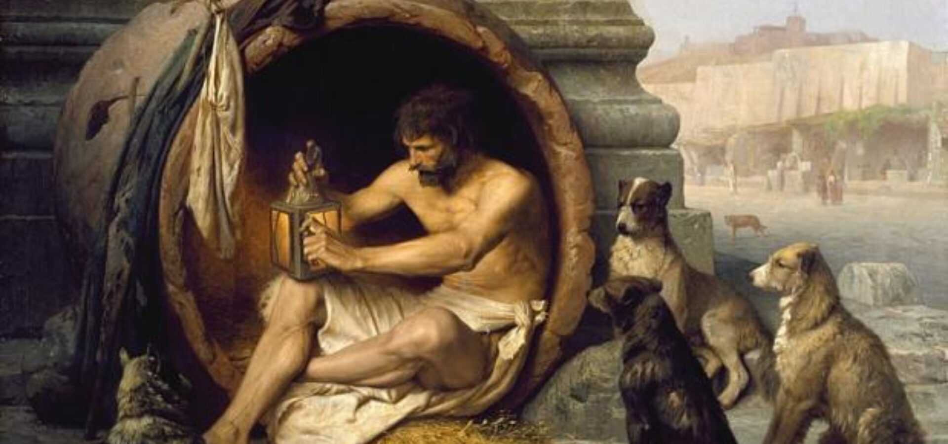 Diogenes Griekse gelukszoekers